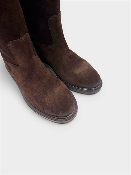 Damenstiefel mit Schnalle IL LACCIO | GS5537341VELOURT.MORO